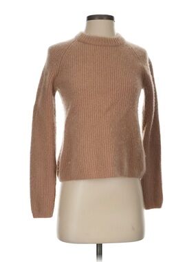 Quince 100% Cashmere Ribbed Crewneck Sweater